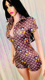Keeping it Cute Mickey Women’s Romper Jumpsuit