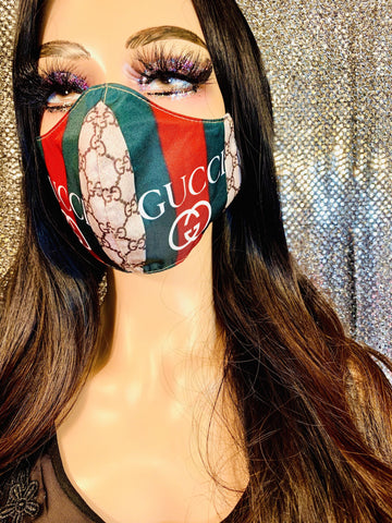 G Inspired Luxury Face Mask - The Glamorous Life 101