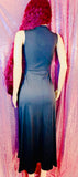 Women’s Bandage Bodycon Sleeveless Black High Split Evening Party Long Dress - The Glamorous Life
