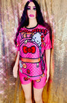Backpack Hello Kitty Women’s Short Set - The Glamorous Life
