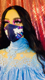 Hello Kitty Heart Denim Face Mask - The Glamorous Life