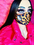 Hello Kitty Animal Print Face Mask - The Glamorous Life 101