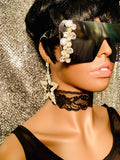 Black Terminator Crystal Sunglasses - The Glamorous Life 101
