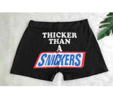 Thicker Than a Snicker Candy Snack Shorts - The Glamorous Life