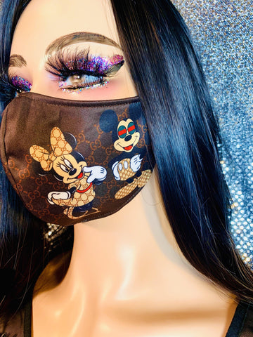 Mickey Minnie G Face Mask - The Glamorous Life 101
