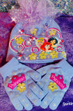 Toddlers Disney Princess Hat & Glove Set