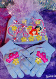 Toddlers Disney Princess Hat & Glove Set