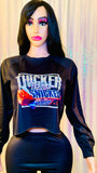 Thicker Than Snicker Snack Crop Top Pants Set