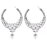 Crystal Moon Earrings - The Glamorous Life 101