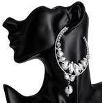 Crystal Moon Earrings - The Glamorous Life 101