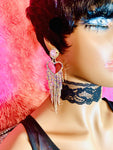 Purple Rain Chandelier Earrings - The Glamorous Life 101