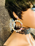 “She Got That Vibe” Crystal Hoop Earrings - The Glamorous Life 101