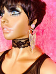 Purple Rain Chandelier Earrings - The Glamorous Life 101