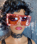 Bubble Gum Pink Bling Sunglasses - The Glamorous Life 101