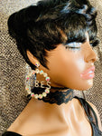 “She Got That Vibe” Crystal Hoop Earrings - The Glamorous Life 101