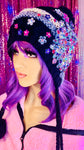 Purple Rain Crystal Women’s Knit Winter Hat - The Glamorous Life