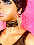 Purple Rain Chandelier Earrings - The Glamorous Life