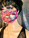Hello Kitty Pink Face Mask - The Glamorous Life 101